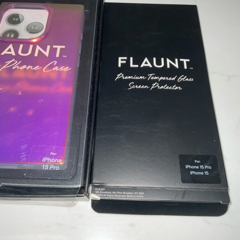 Flaunt Gradient Phone Case - 15 Pro Pink and Gold